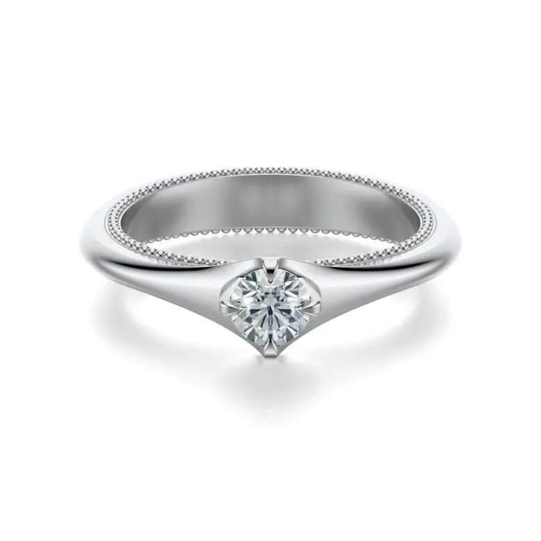 Pierścionek białe złoto z diamentami AJPZ_134